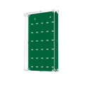 Forest green LEGO minifigure wall mounted display case