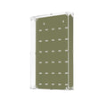Olive LEGO minifigure wall mounted display case