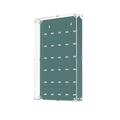 Sage Matte LEGO minifigure wall mounted display case