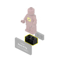 Single depth space for mounting LEGO minifigures in black