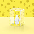 Yellow Dots Display Case for LEGO Minifigures