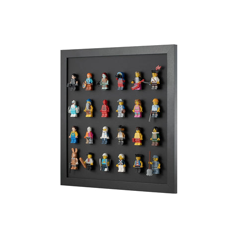 6x4 Black LEGO Minifigure Wall Display