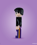 LEGO minifigure John Lennon from the Beetles sideways - idea025