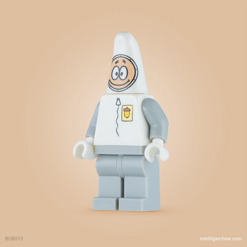 LEGO minifigure astronaut Patrick bob013 at angle