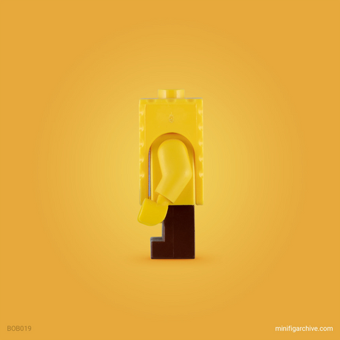 LEGO Minifigure Spongebob Squarepants bob019 side view