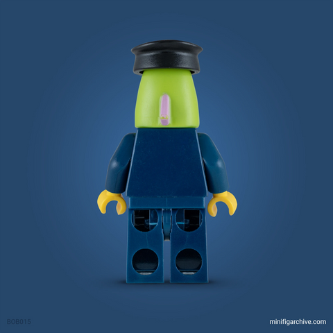LEGO minifigure Bikini Bottom Express Bus Driver bob015 back side