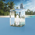 Beach Planet Display Case for LEGO Minifigures