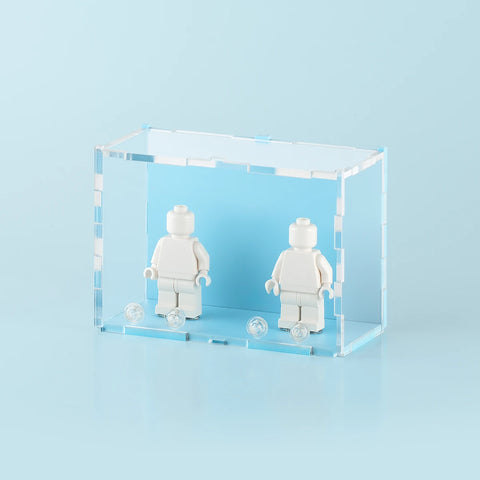 Blue Pastel LEGO Minifigure Display Case