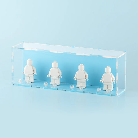 Blue Pastel LEGO Minifigure Display Case