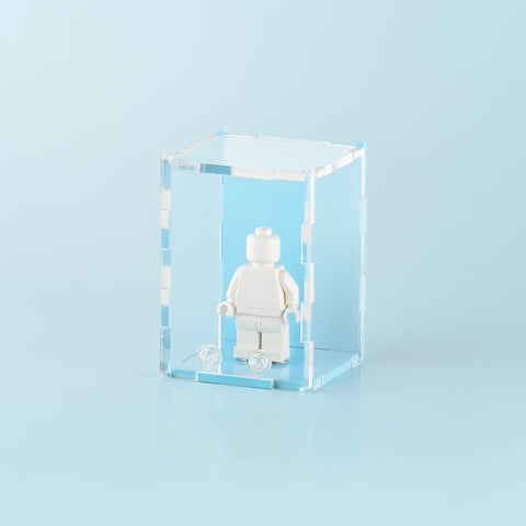 Blue Pastel LEGO Minifigure Display Case