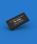 Black LEGO Minifigure Identification tag for Mr Krabs bob005