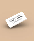 White LEGO Minifigure Identification tag for Patrick bob013