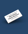 White LEGO Minifigure Identification tag for Bikini Bottom Express Bus Driver bob015