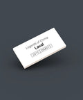 White LEGO Minifigure Identification tag for Laval dim012
