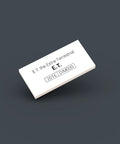 White LEGO Minifigure Identification tag for E.T. dim030