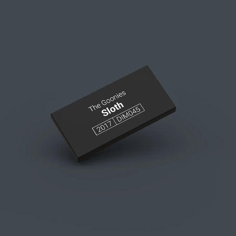 Black LEGO Minifigure Identification tag for Sloth dim045