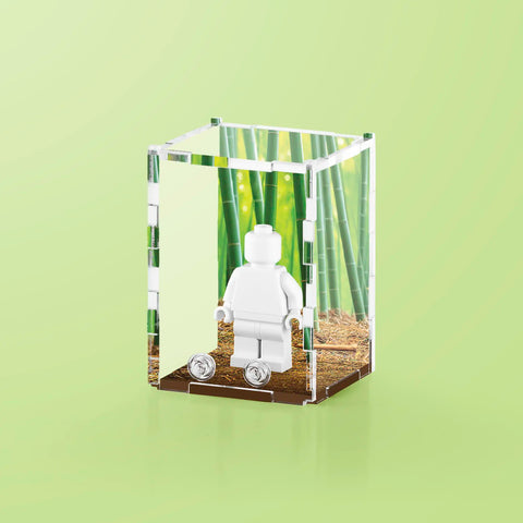Elemental Green Display Case for LEGO Minifigures