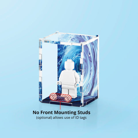 Elemental Water Display Case for LEGO Minifigures