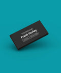Black ID tag for LEGO Frank Hurley gen189