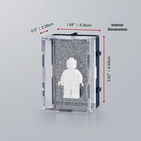 Silver Glitter Minifinity Display Case