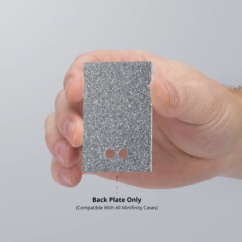 Silver Glitter Minifinity Display Case