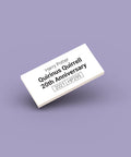 White LEGO Minifigure Identification tag for Quirinus Quirrel 20th Anniversary hp295
