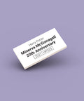 White LEGO Minifigure Identification tag for Minerva McGonagall 20th Anniversary hp323