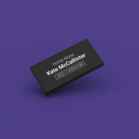 Black LEGO Minifigure Identification tag for Kate McCallister idea100