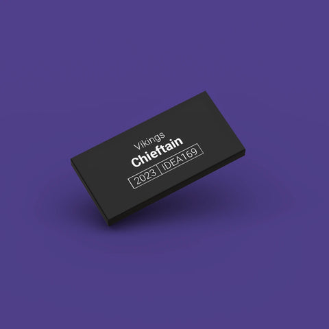 Black LEGO Minifigure Identification tag for Chieftain idea169
