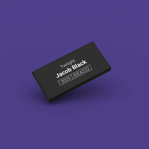 Black LEGO Minifigure Identification tag for Jacob Black idea222