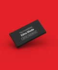 Black ID tag for LEGO Edna Mode incr010