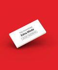White ID tag for LEGO Edna Mode incr010