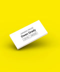 White ID tag for LEGO Owen Grady jw020