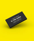 Black ID tag for LEGO Dr. Ellie Sattler jw110