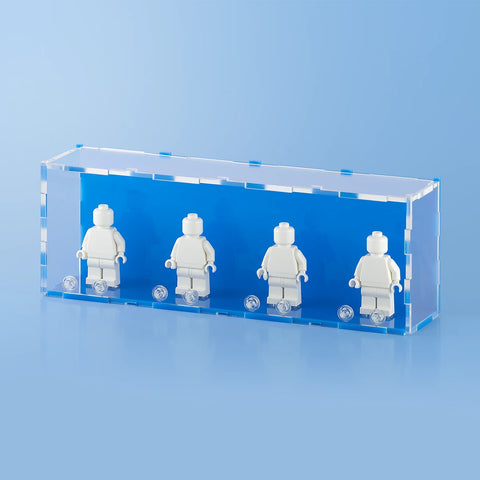 Light Blue LEGO Minifigure Display Case