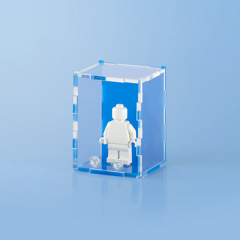 Light Blue LEGO Minifigure Display Case