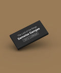 Black ID tag for LEGO minifigure Samwise Gamgee lor004