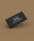 Black ID tag for LEGO minifigure Yazneg lor038