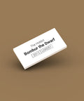 White ID tag for LEGO minifigure Bombur the Dwarf lor051