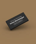 Black ID tag for LEGO minifigure Grima Wormtongue lor072