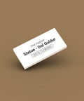 White ID tag for LEGO minifigure Statue of Dol Guldur lor090