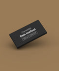 Black ID tag for LEGO minifigure Dain Ironfoot lor107