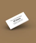 White ID tag for LEGO minifigure Elf Statue lor115