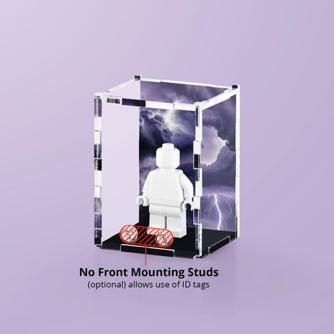Magical Lightning Display Case for LEGO Minifigures