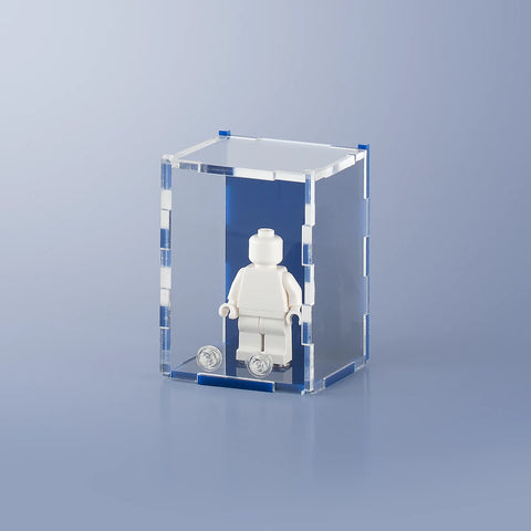 Navy Blue LEGO Minifigure Display Case