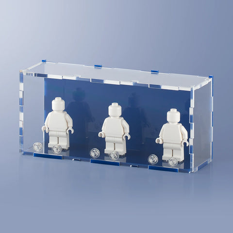 Navy Blue LEGO Minifigure Display Case