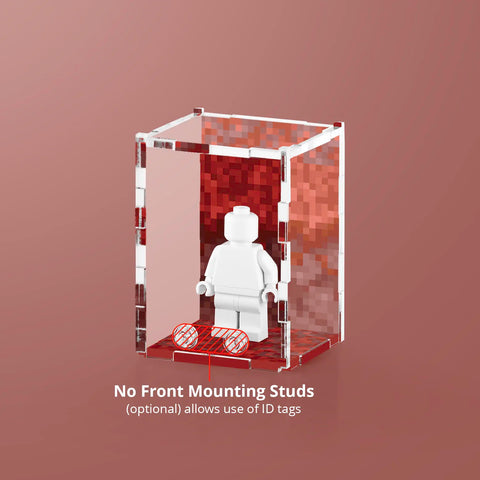 Pixel Crimson Display Case for LEGO Minifigures