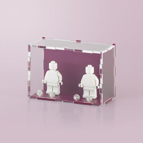 Plum LEGO Minifigure Display Case