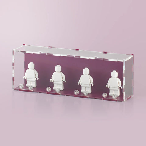 Plum LEGO Minifigure Display Case