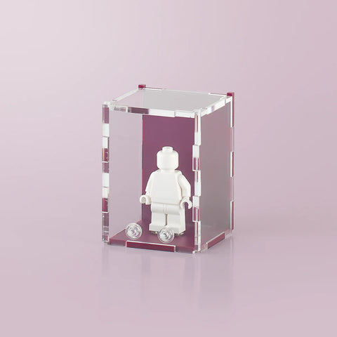 Plum LEGO Minifigure Display Case